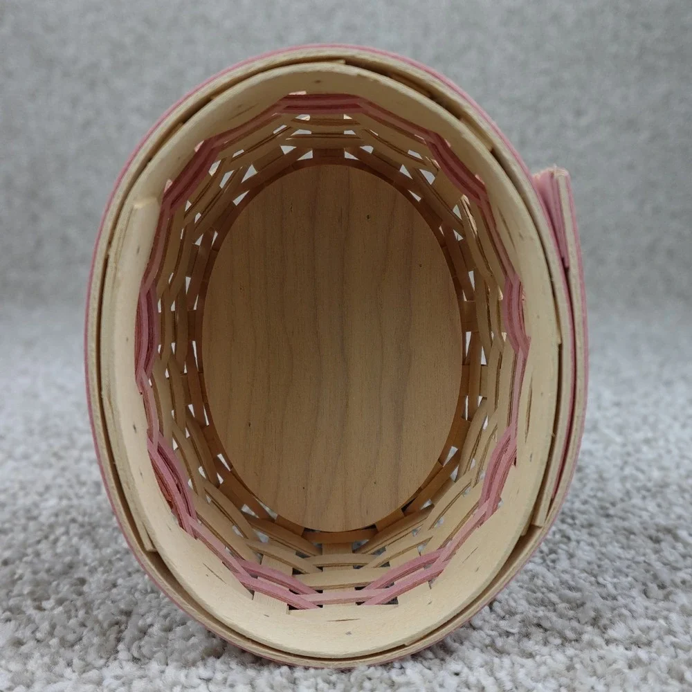Longaberger 2003 Horizon of Hope Basket American Cancer Society Pink Whitewash